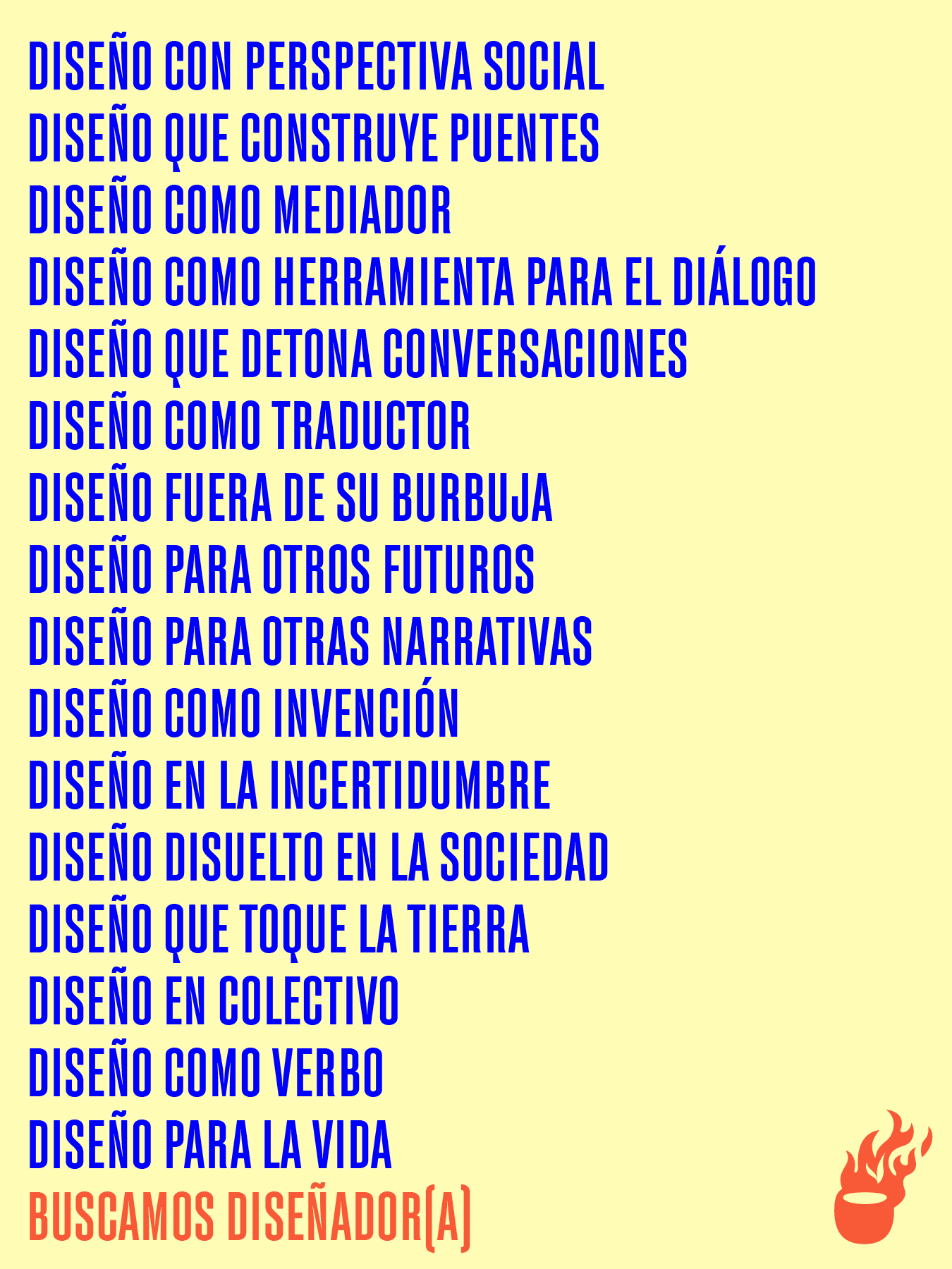 Buscamos diseñador(a)